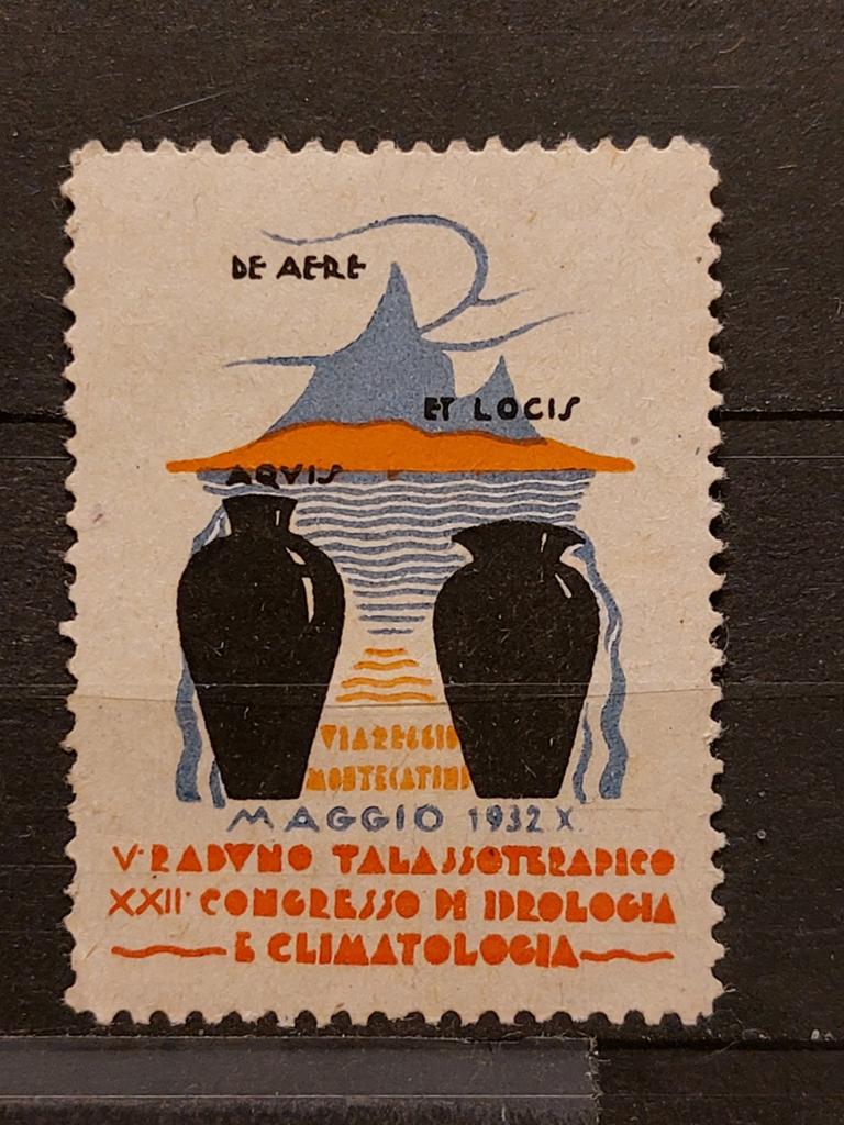 Italië Cinderella: Congres Hydrologie & klimatologie 1932, Ophalen of Verzenden, Postfris