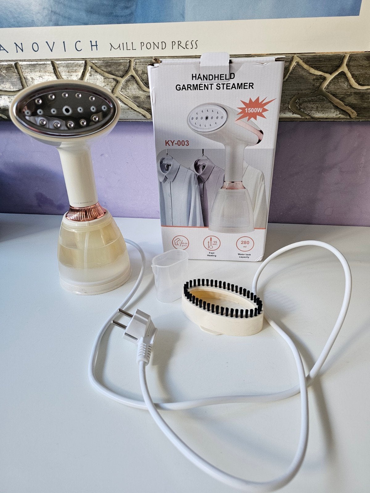 Handheld Kledingstomer 1500W met RVS Stoomkop, Ophalen of Verzenden