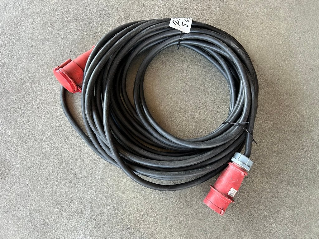krachtstroomkabel/verlengkabel 400V 32A 5G6 25M1, Doe-het-zelf en Verbouw, Elektra en Kabels, Ophalen, Gebruikt, Kabel of Snoer
