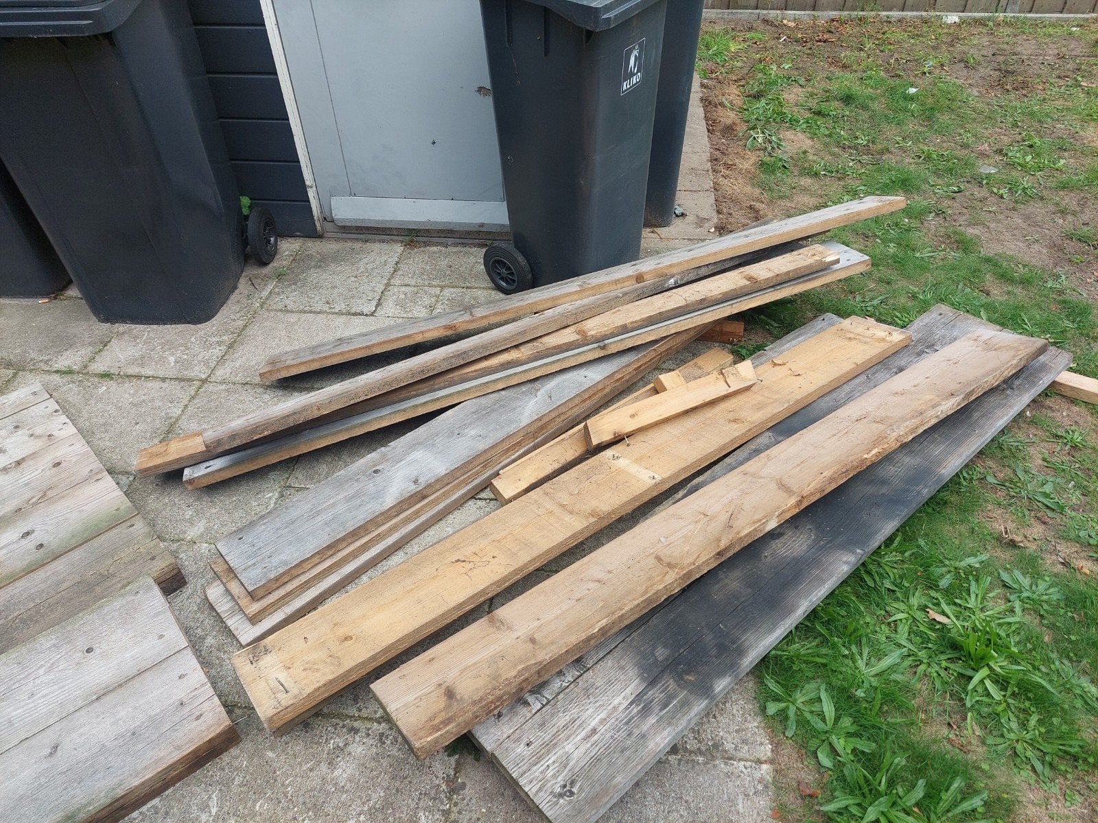 steigerhout gratis af te hallen, Ophalen, 25 tot 50 mm, Plank, Steigerhout
