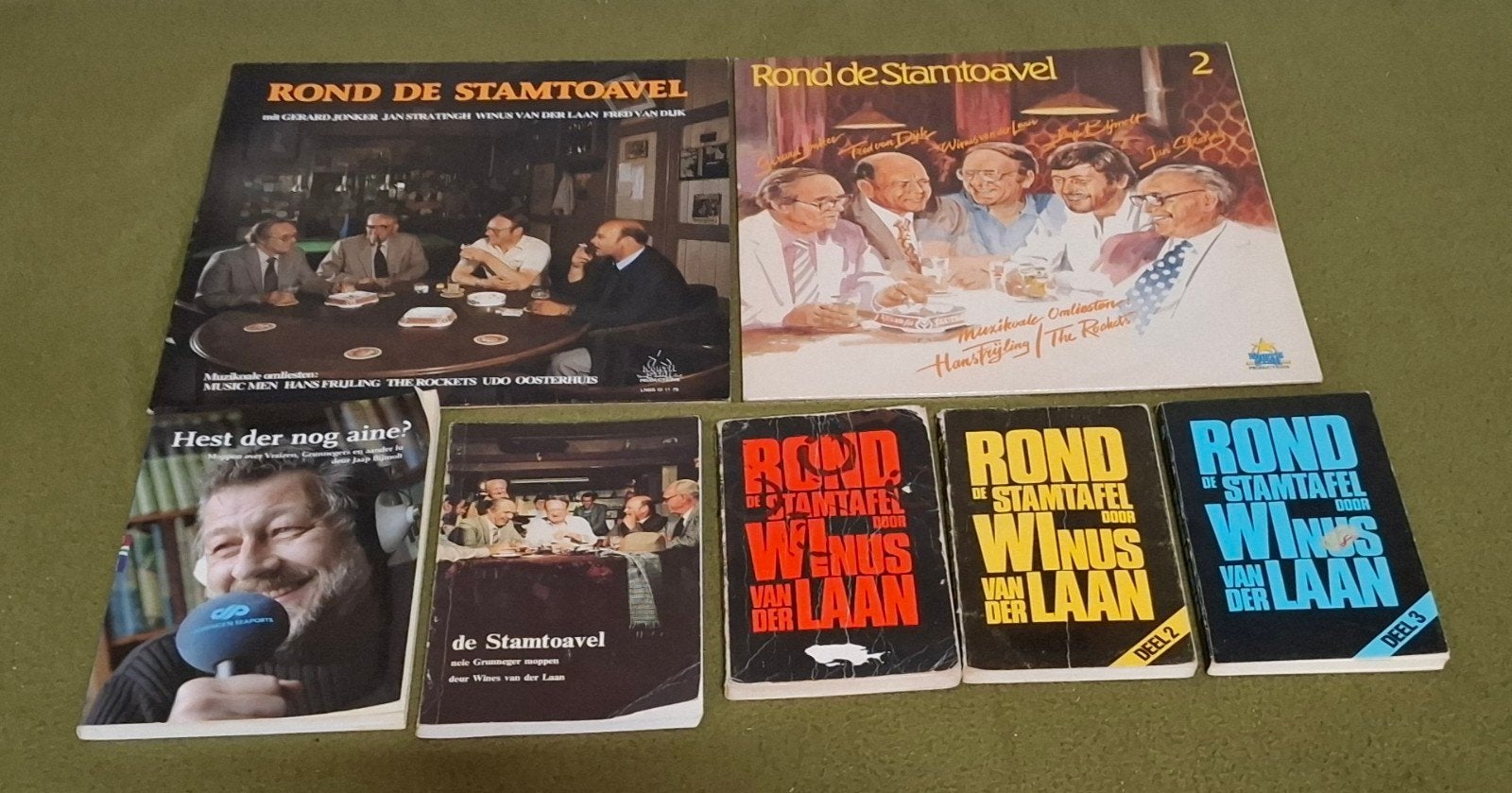 Verzameling Rond de stamtoavel - Winus van der Laan, Ophalen of Verzenden, Gebruikt, Overige formaten, LP