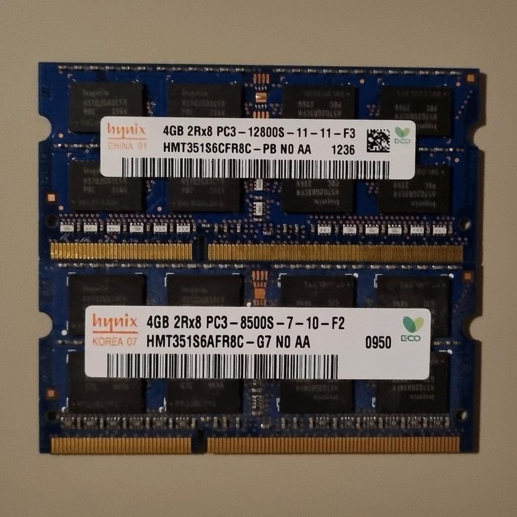 Hynix 8GB (2x4GB) Laptop RAM Geheugen, Ophalen of Verzenden
