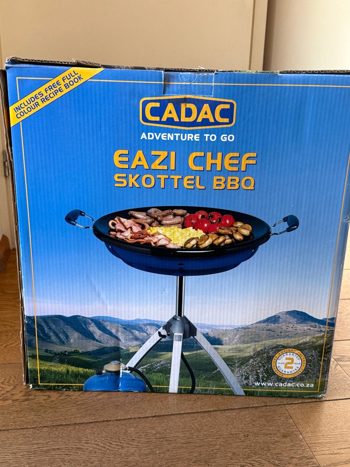 Cadac Eazi Chef Skottel BBQ - Zo goed als nieuw, Tuin en Terras, Gasbarbecues, Ophalen, Zo goed als nieuw