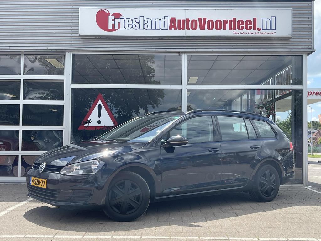 Volkswagen Golf Variant 1.2 TSI Trendline /Cruise/Airco/Trek, Voorwielaandrijving, Gebruikt, Met garantie (alle), Zwart