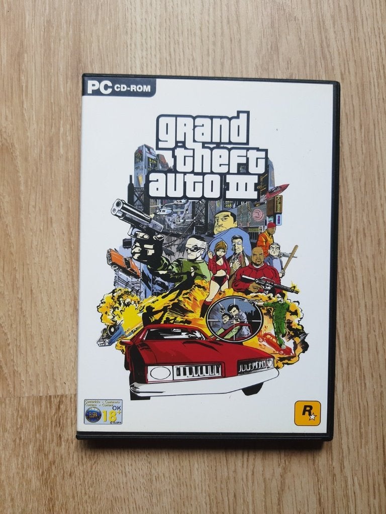 PC game getiteld "Grand Theft Auto 3", Avontuur en Actie, Vanaf 18 jaar, Verzenden, 1 speler