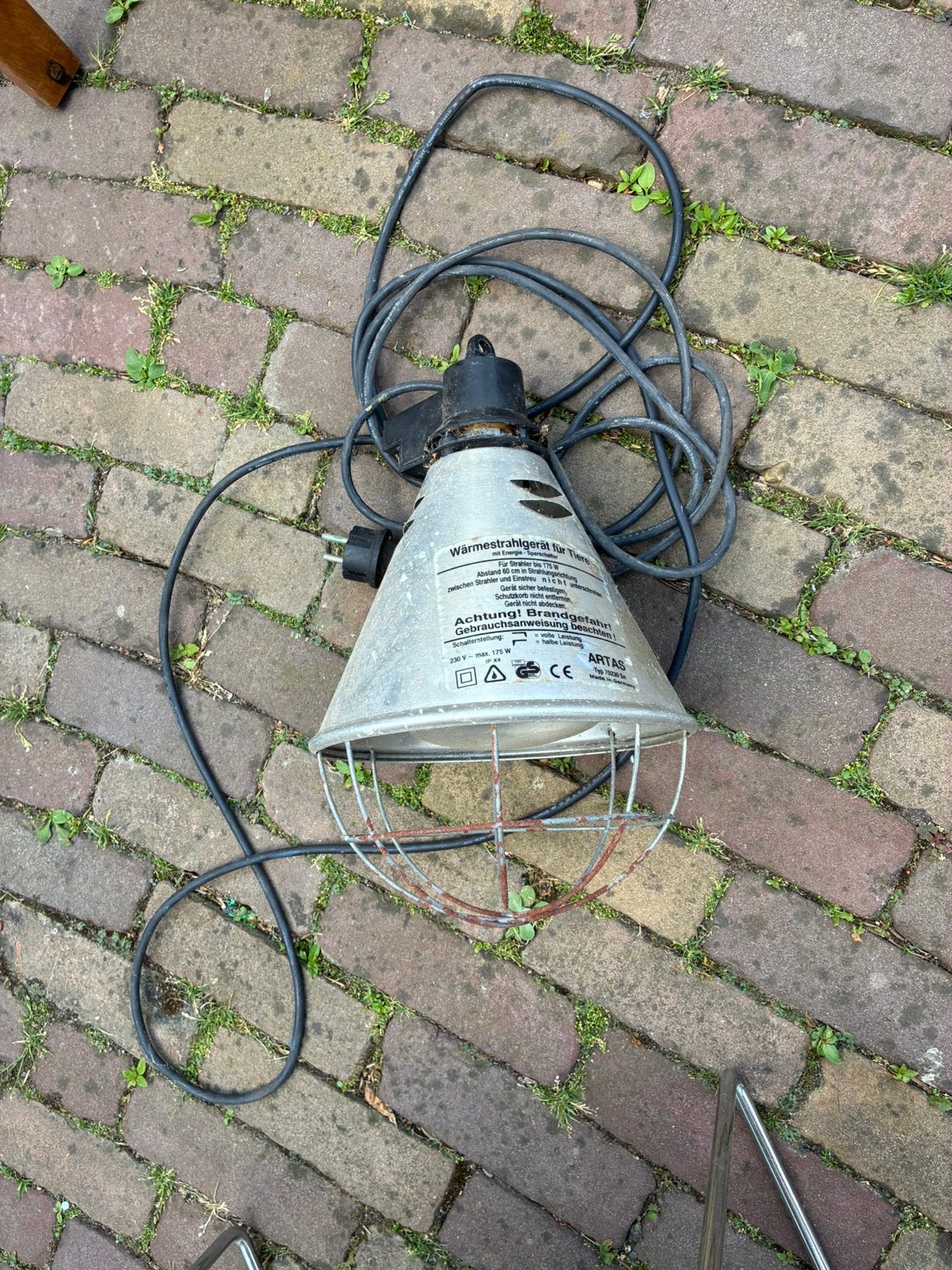 Warmtelamp, Ophalen, Gebruikt, Overige typen