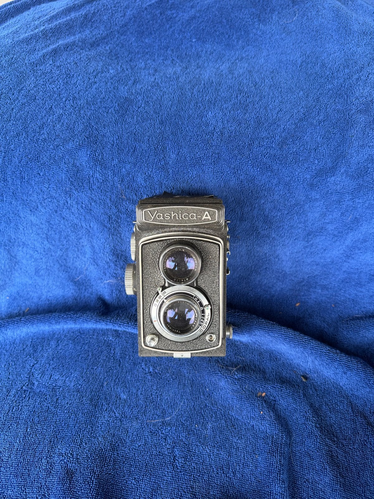 Vintage Yashica-A Twin Lens Reflex Camera, Audio, Tv en Foto, Fotocamera's Analoog, Ophalen, Gebruikt, Spiegelreflex, Overige Merken
