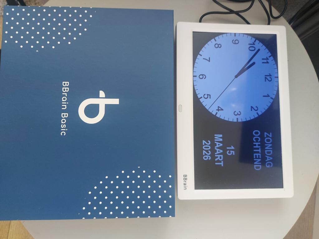 Bbrain dementie klok basic analoog, Ophalen, Gebruikt