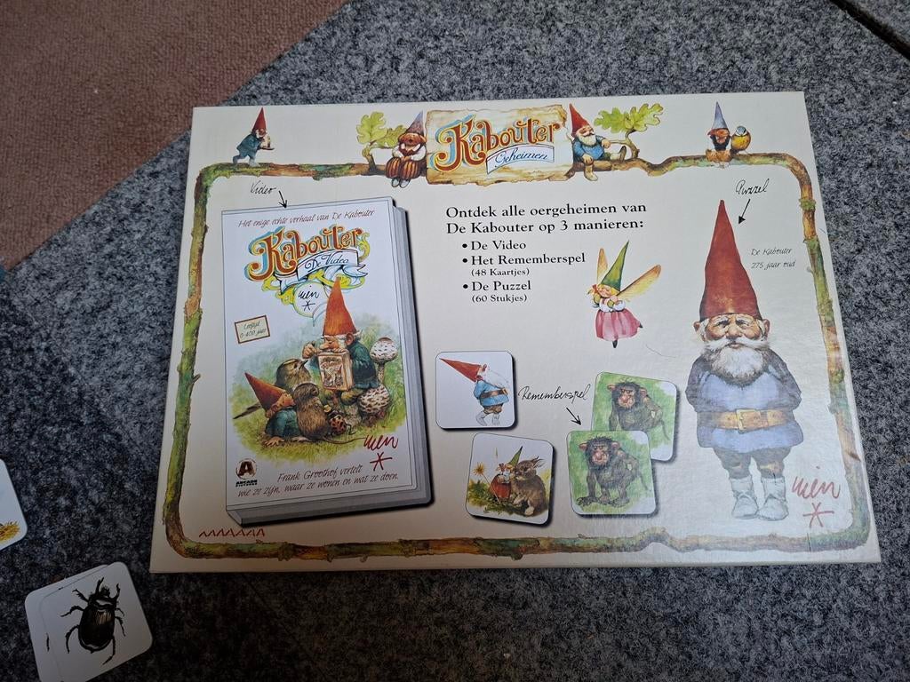 Rien Poortvliet kinderpuzzel en memory, Kinderen en Baby's, Speelgoed | Educatief en Creatief, Ophalen of Verzenden, Gebruikt