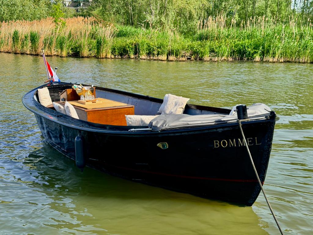 Klassieke Geklonken Sloep met Hybride Aandrijving en Vetus, Watersport en Boten, Gebruikt, Staal, Zonnedek, Overige brandstoffen