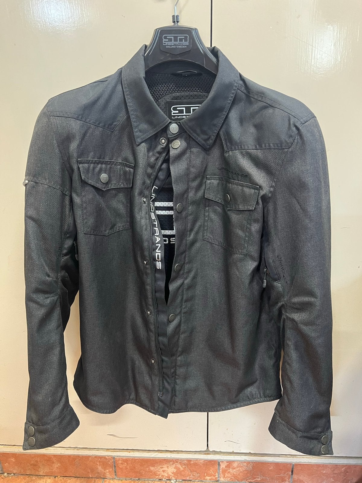 Lindstrands motorjas zomerjas doorwaai jas maat S, Ophalen of Verzenden, Tweedehands, Heren, Jas | textiel