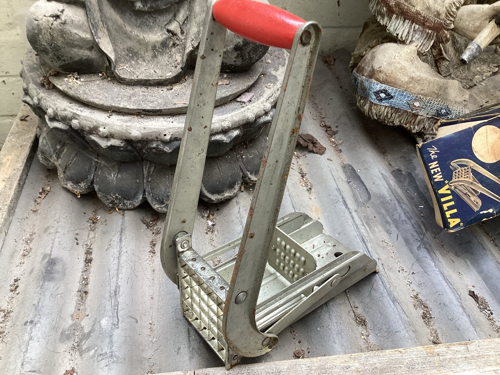 Vintage Villa frietsnijder - Ouderwetse friet maker, Ophalen of Verzenden