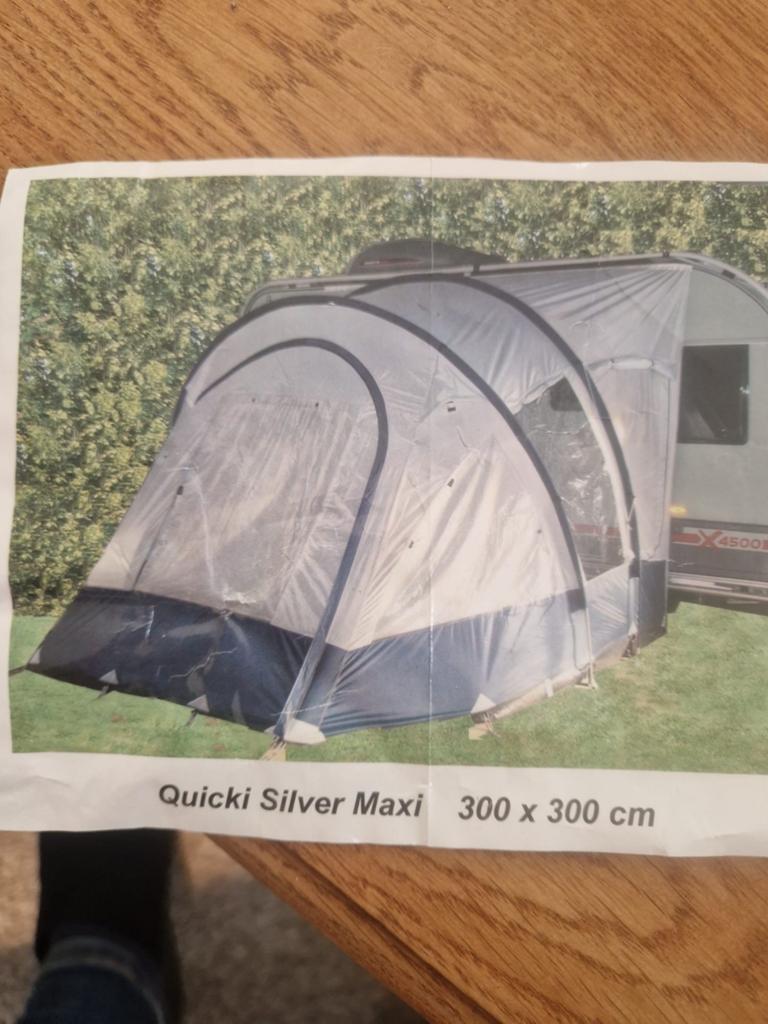 Goede voortent voor de caravan, Ophalen, Zo goed als nieuw