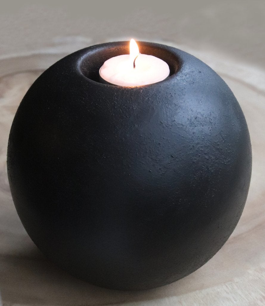 Urn waxinelicht Altijd dichtbij, zonder dat iemand het ziet., Ophalen of Verzenden, Nieuw, Steen/keramiek