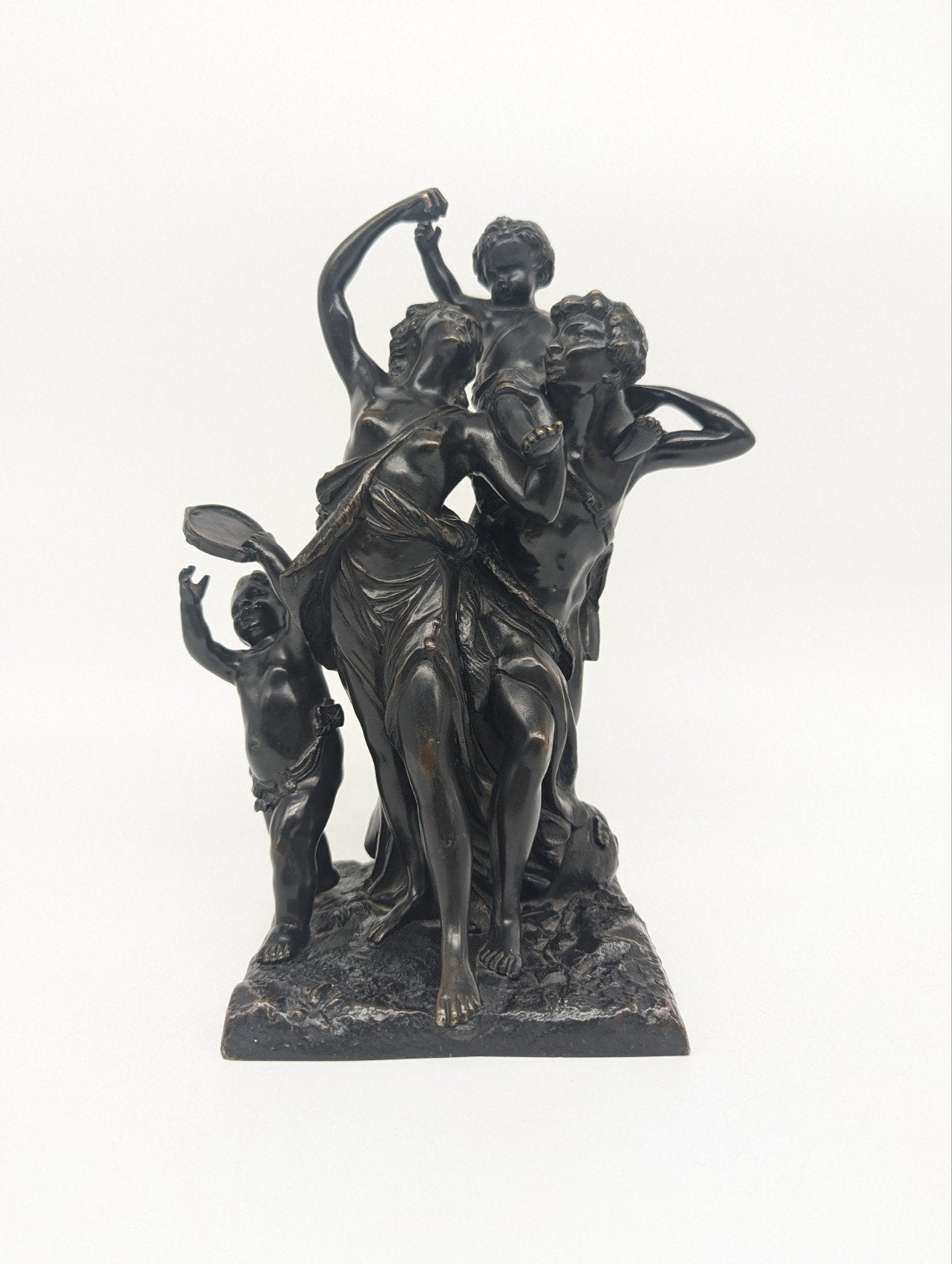 Claude Michel 'Clodion' - brons- 'Triomphe de Bacchus', Antiek en Kunst, Groep mensen, Ophalen of Verzenden, Brons, Beeld