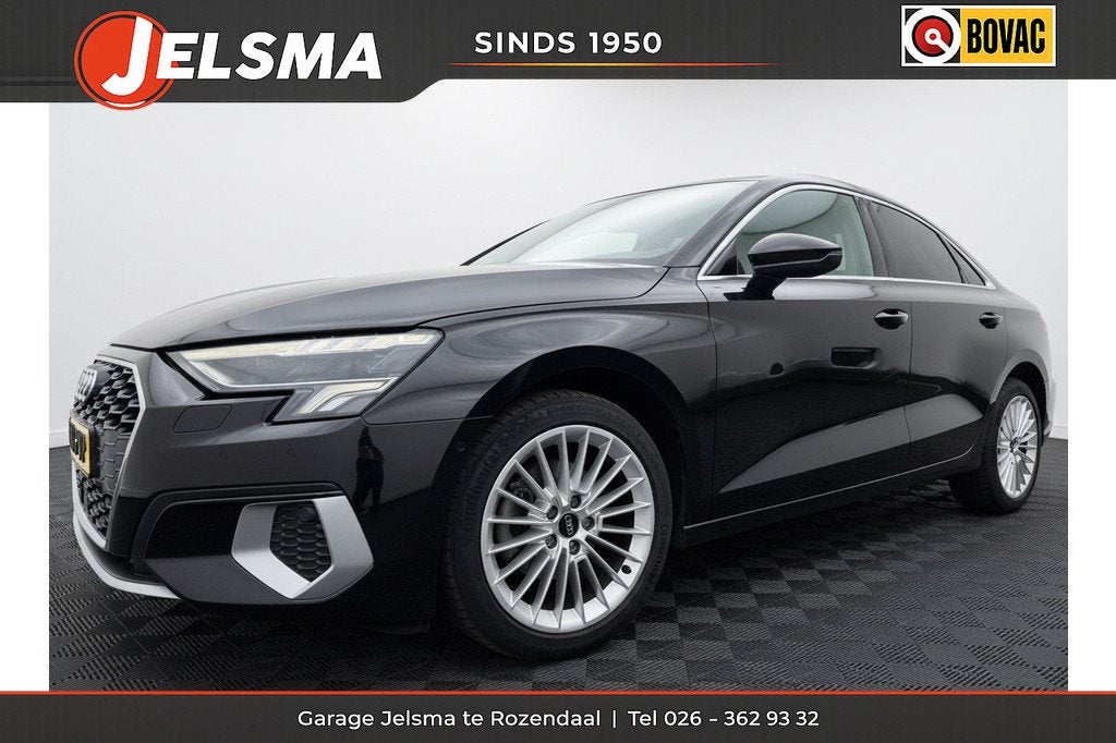 Audi A3 Limousine 30 TFSi Advanced Aut., Navi | Clima | PDC, Auto's, Audi, Stof, Gebruikt, Zwart, Origineel Nederlands