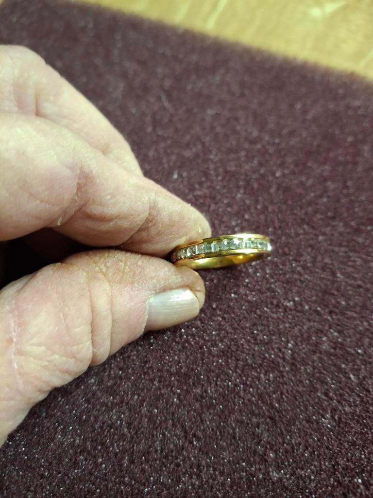 Ring ringmaat 17mm, Ophalen of Verzenden, Kleiner dan 17, Zilver, Dame
