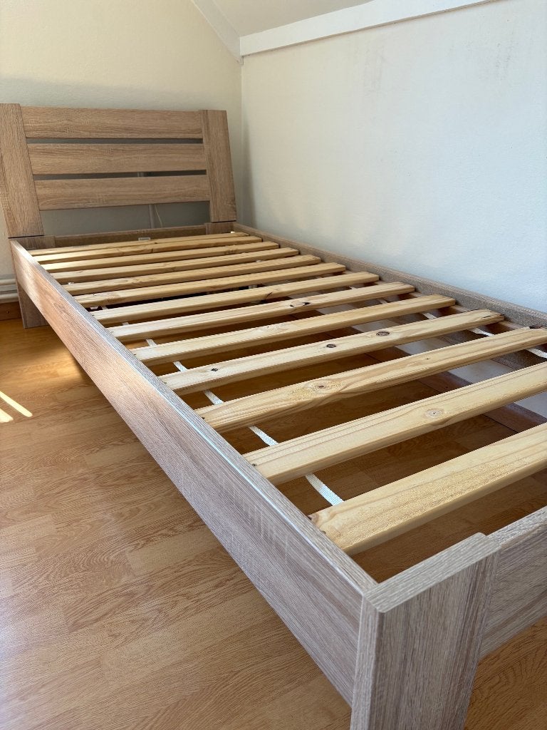 Bed 90x200 - nieuw, Ophalen, 90 cm, Zo goed als nieuw, 200 cm