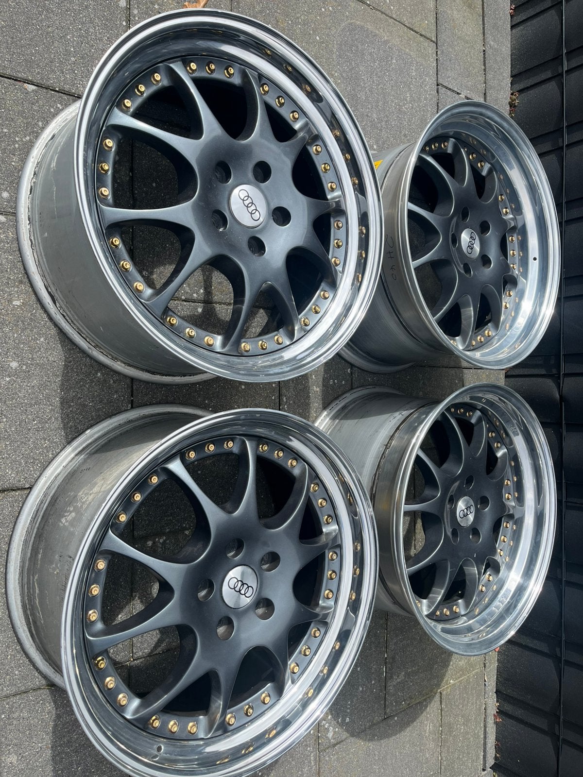 3 delige artec ml in 9 en 10 x 18 steek 5x112, Auto-onderdelen, Banden en Velgen, 18 inch, Gebruikt, Velg(en), Ophalen of Verzenden