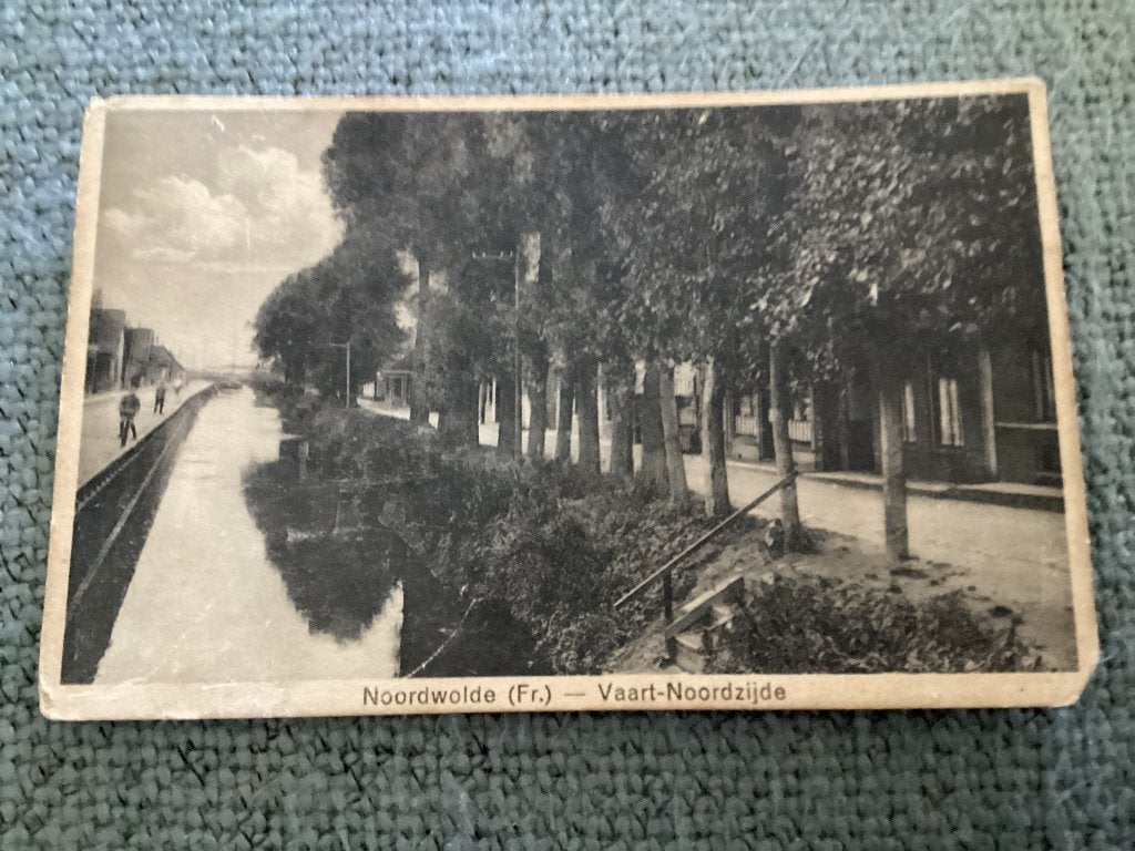 Noordwolde., Verzenden, 1920 tot 1940, Gelopen, Friesland