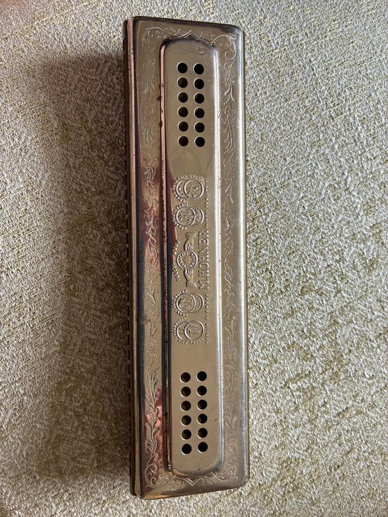 M. Hohner “The Echo Harp” mondharmonica – vintage orig. doos, Muziek en Instrumenten, Blaasinstrumenten | Mondharmonica's, Ophalen of Verzenden