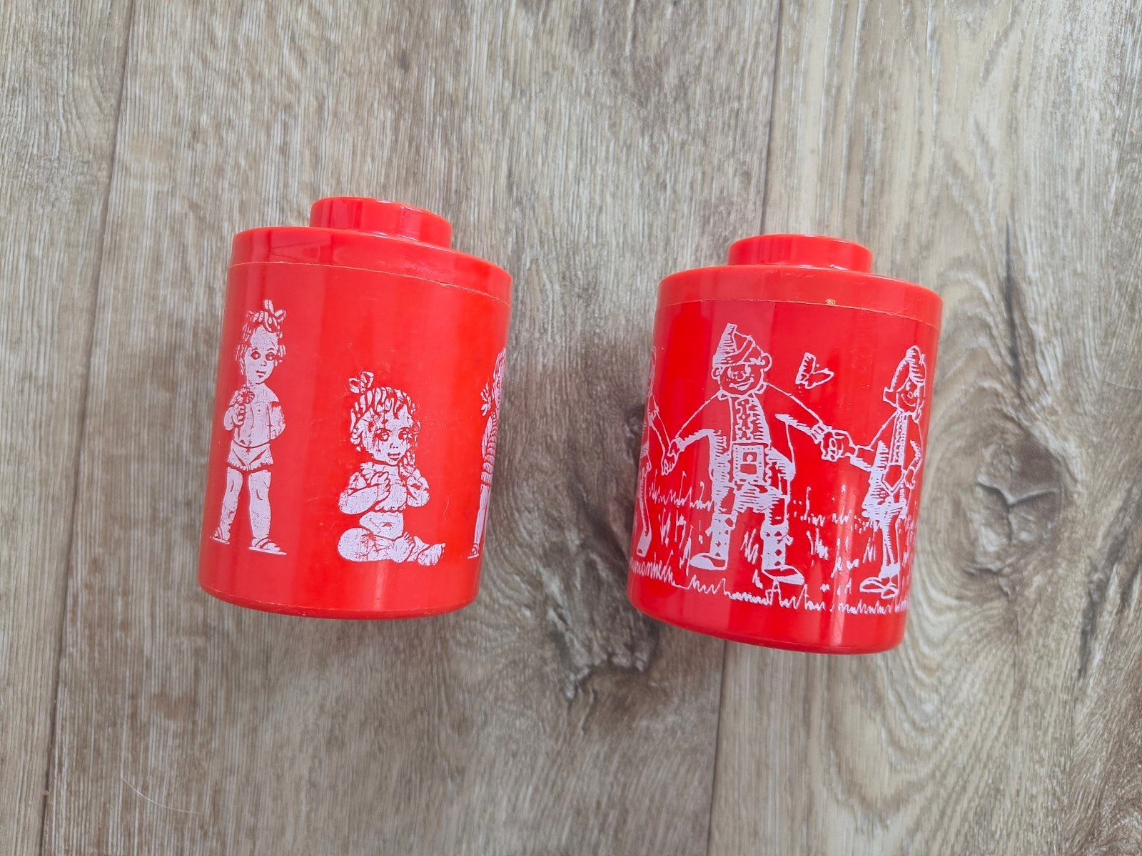 Prachtige vintage retro oranje bewaar potjes Omo, Bema pot., Verzamelen, Ophalen of Verzenden, Huis en Inrichting