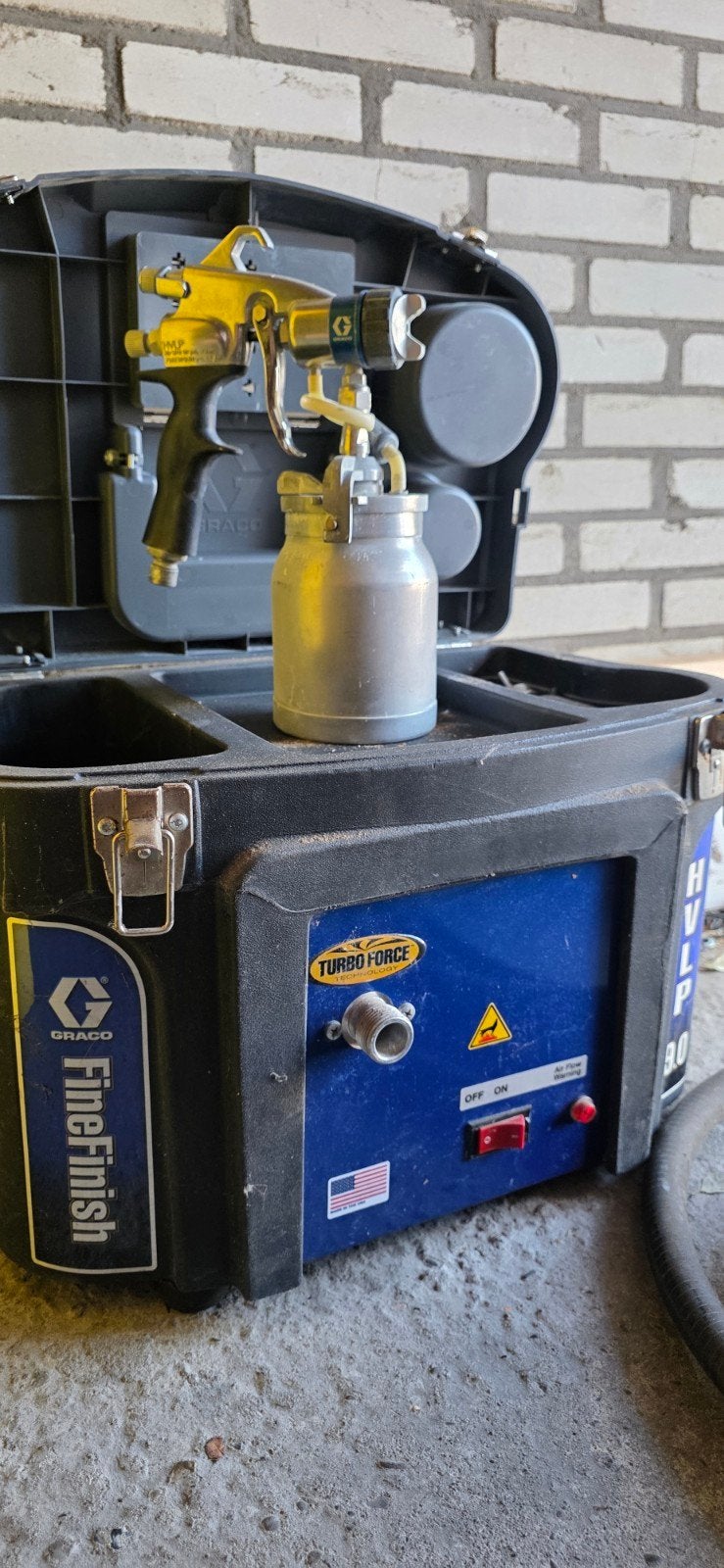 Graco FineFinish HVLP 3.0 verfspuit met toebehoren, Ophalen