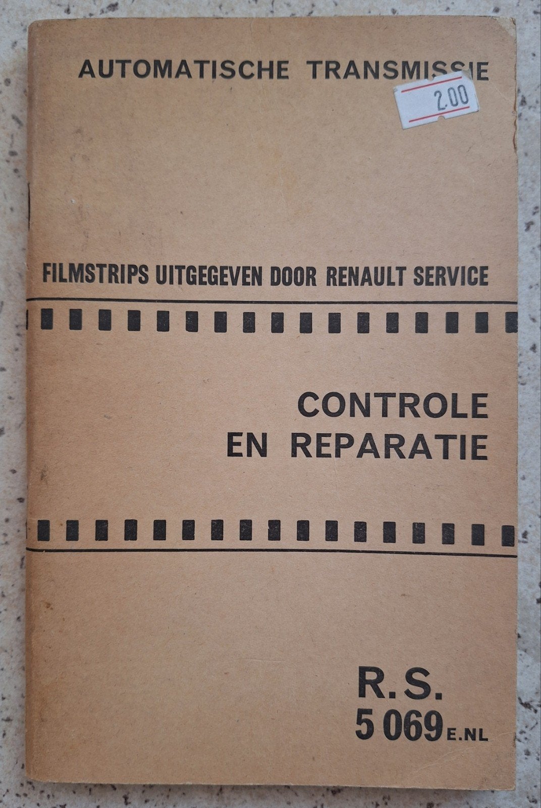 Renault Service: autom. transmissie Dauphine, Ophalen of Verzenden