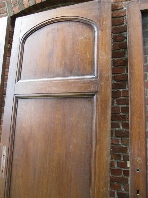 6 eiken deuren uit klooster, met en zonder glas, ook rond, Ophalen