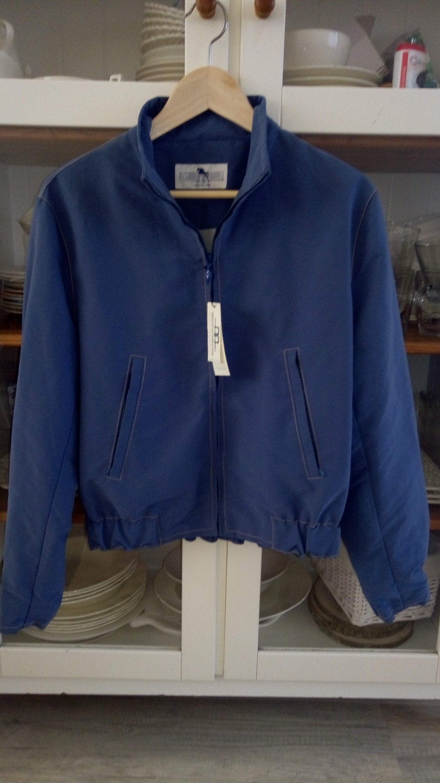nieuwe zomerjas jack zomer Alessandro Albanese blauw XS, Ophalen of Verzenden, Nieuw, Maat 46 (S) of kleiner, Blauw