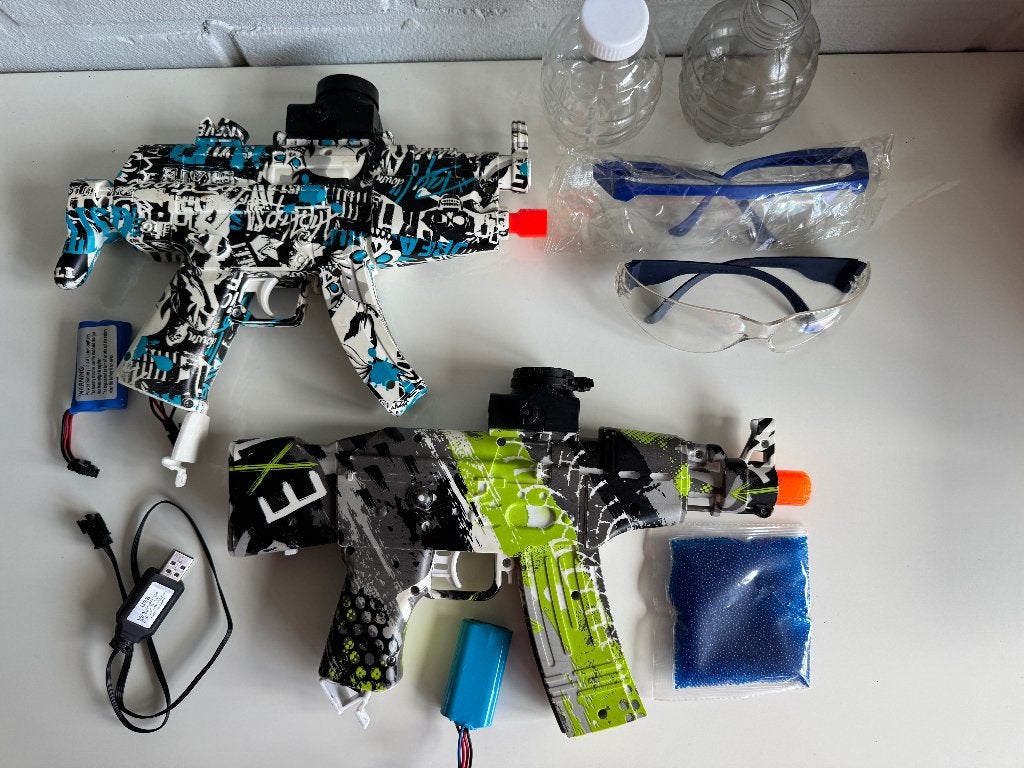 2x Gel Blaster Speelgoedgeweer met accessoires, Kinderen en Baby's, Ophalen of Verzenden, Gebruikt