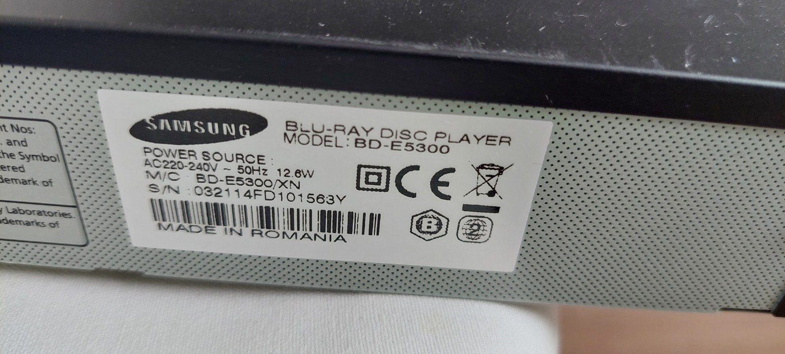 Samsung Blu-ray Disc Speler BD-E5300, Ophalen of Verzenden, Gebruikt, Samsung