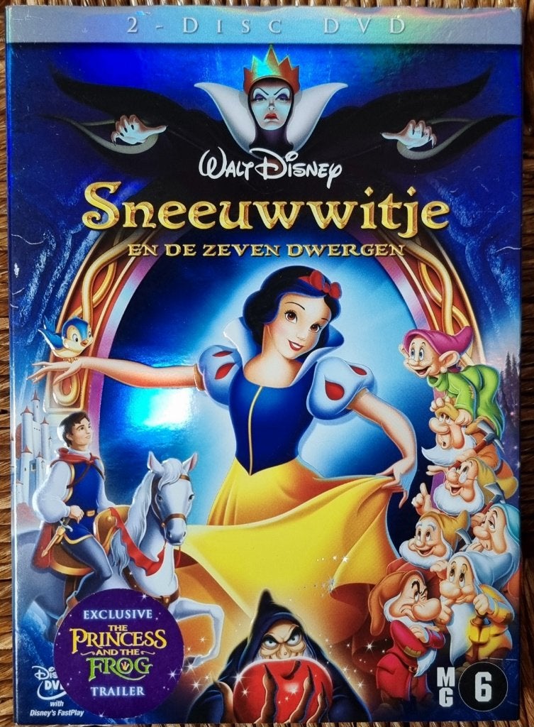 DVD Sneeuwwitje en de Zeven Dwergen - 2 discs deluxe edition, Tekenfilm, Amerikaans, Ophalen of Verzenden, Zo goed als nieuw