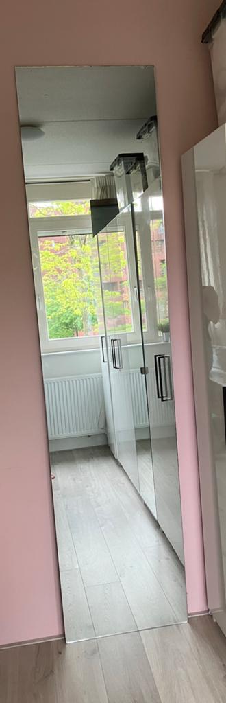 Hele lange spiegels GRATIS, Ophalen, Minder dan 50 cm, Zo goed als nieuw, Minder dan 100 cm