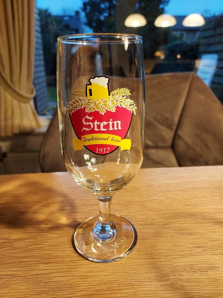Bierglas Stein, Ophalen of Verzenden, Zo goed als nieuw, Bierglas