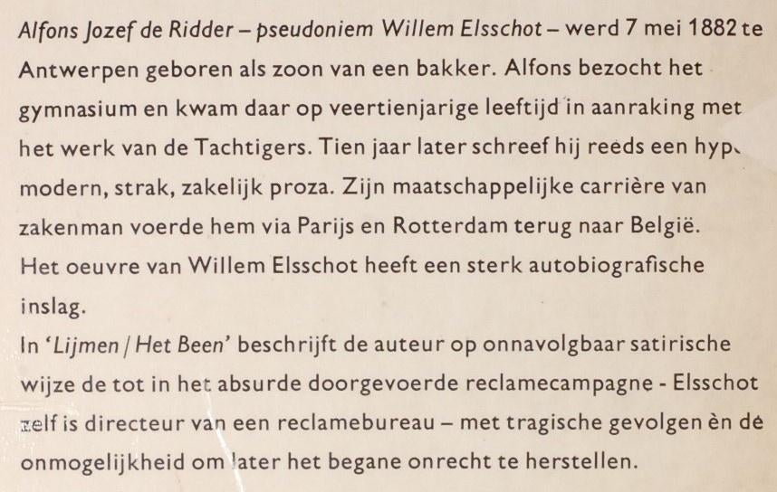 Lijmen / Het Been - Willem Elsschot (1959), Verzenden, Gelezen, Verhalen