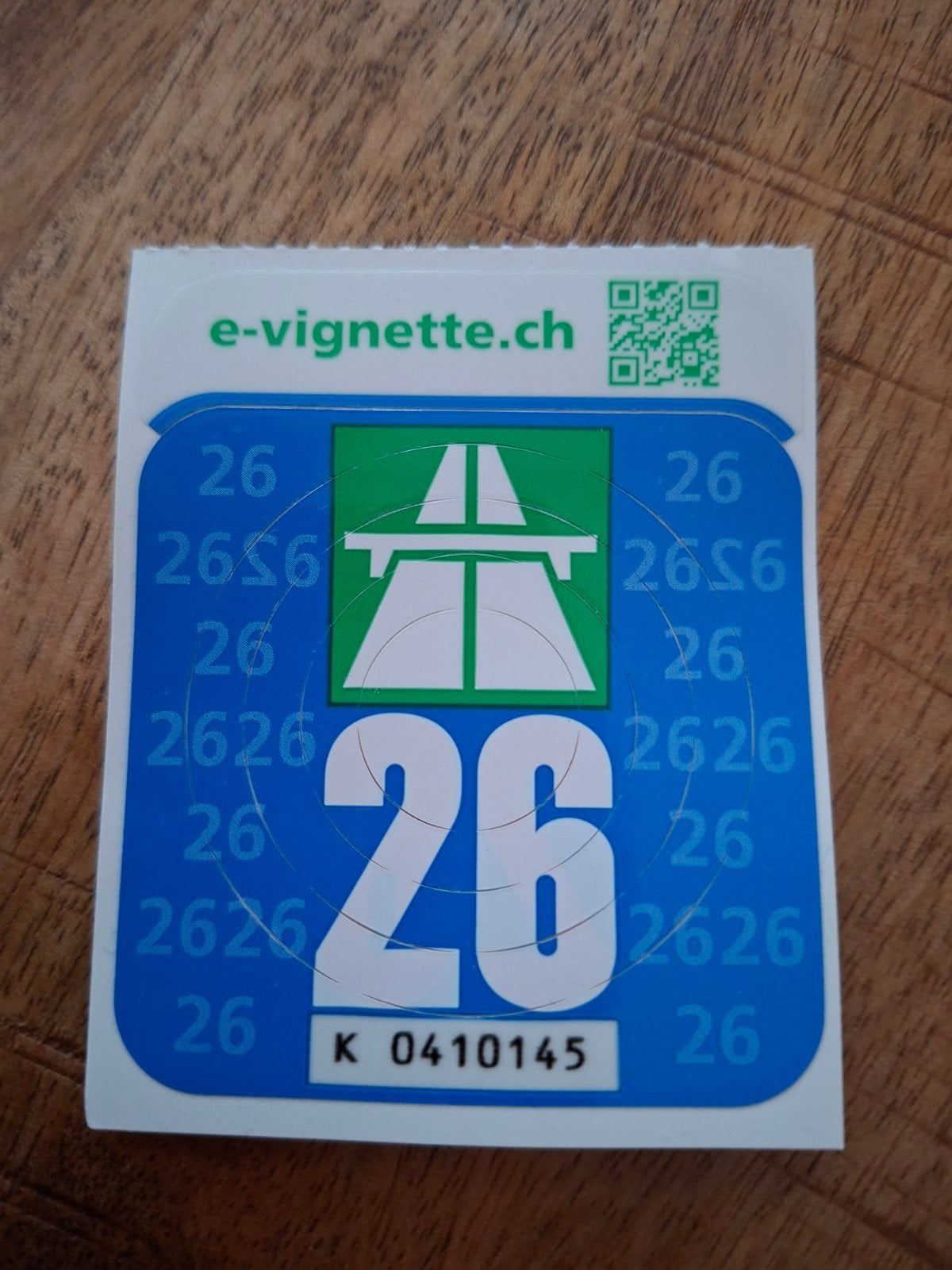 Autovignet voor Zwitserland 26/27, Tickets en Kaartjes, Drie personen of meer