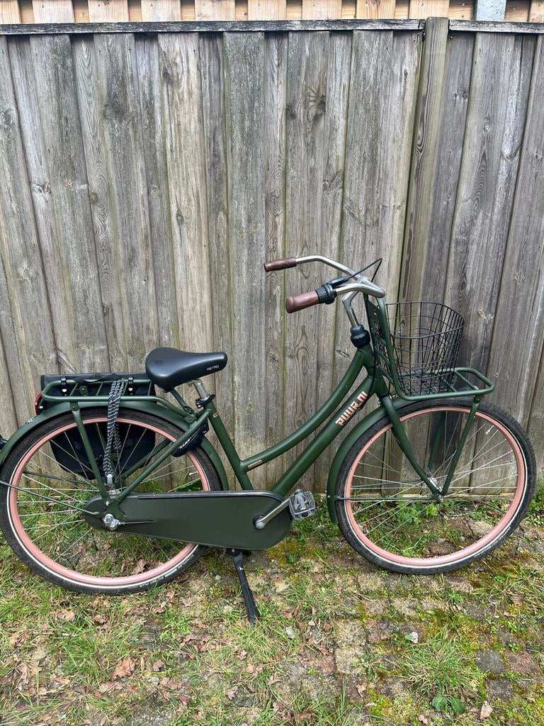Gazelle Pure stadsfiets, frame 46 cm, Fietsen en Brommers, Fietsen | Dames | Damesfietsen, Ophalen, Gebruikt, Velgrem, Versnellingen