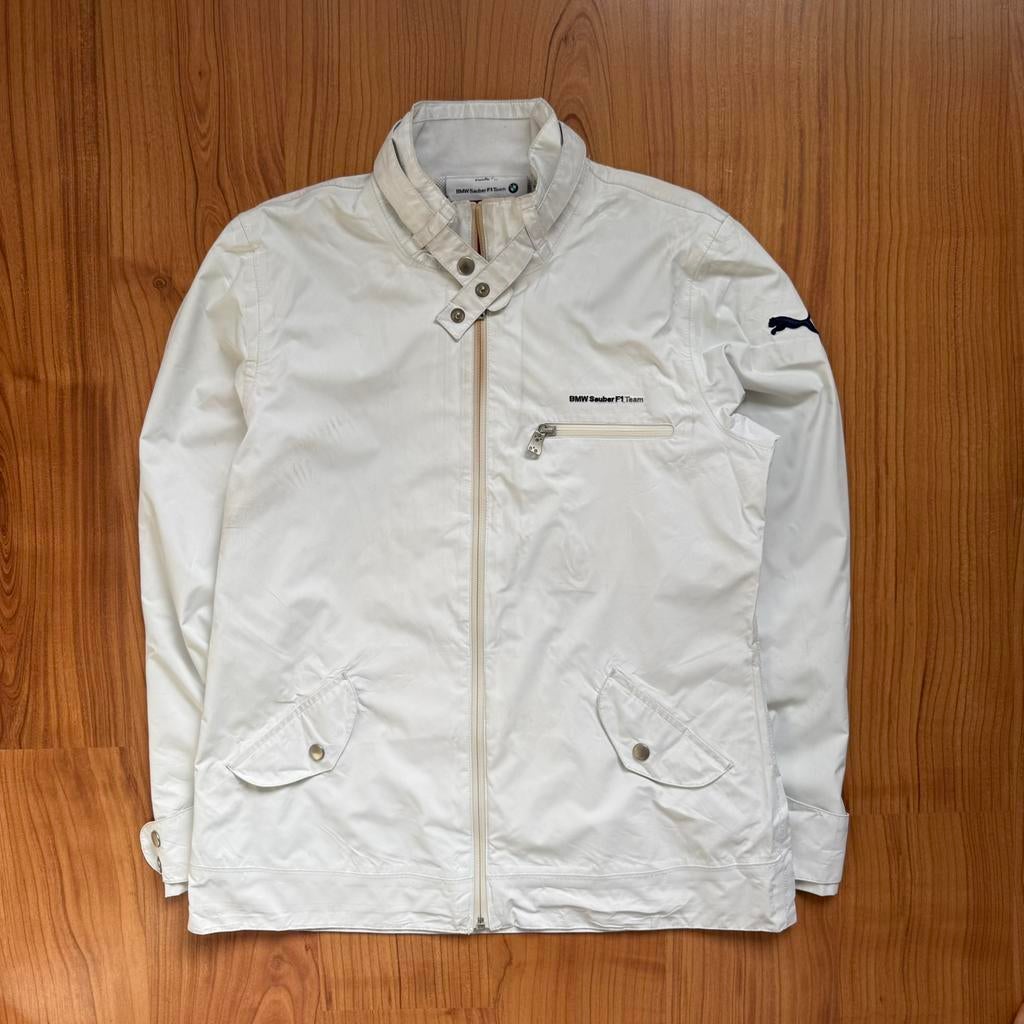 Zeldzame Puma X BMW Sauber F1 Team RacingJas - M, Verzenden, Zo goed als nieuw, Maat 38/40 (M), Wit