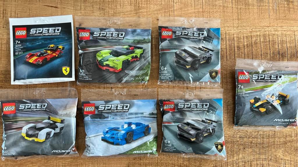 7 x lego Speed Champions Polybag's nieuw, Ophalen, Lego, Nieuw, Speed Champions