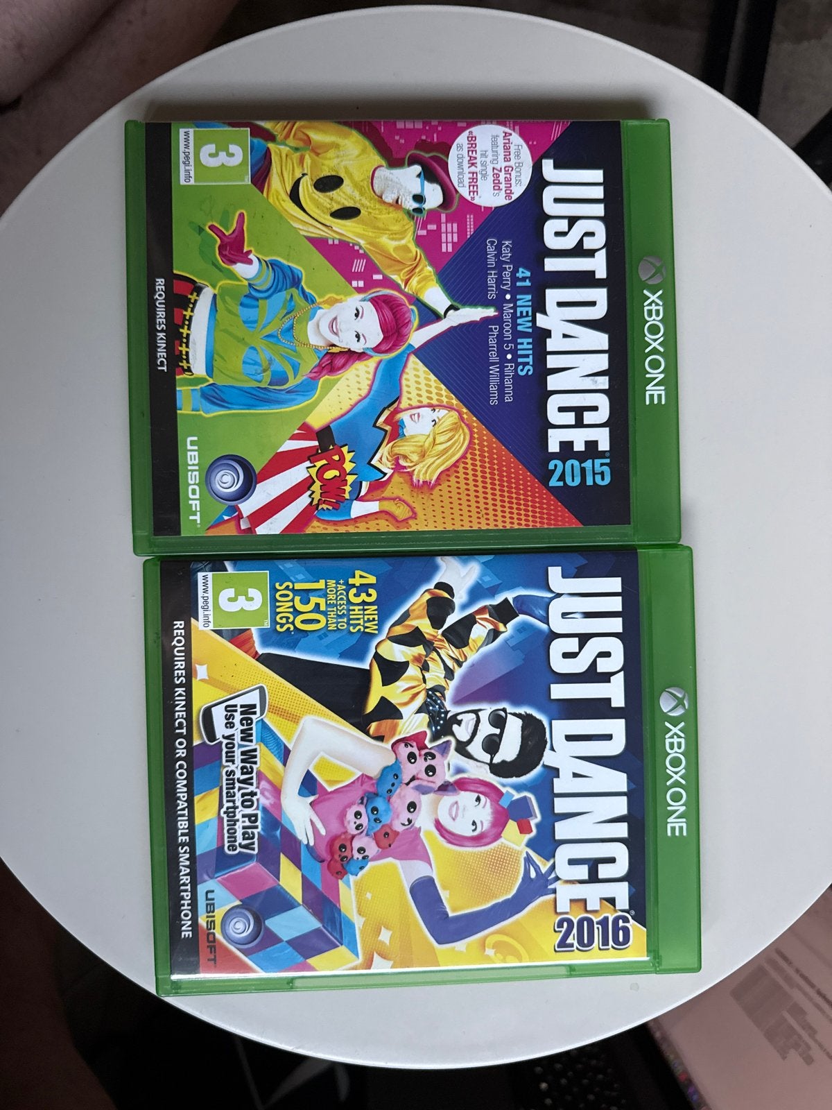 Just Dance 2015 & 2016 voor Xbox One, Spelcomputers en Games, Muziek, Eén computer, Ophalen of Verzenden, Zo goed als nieuw