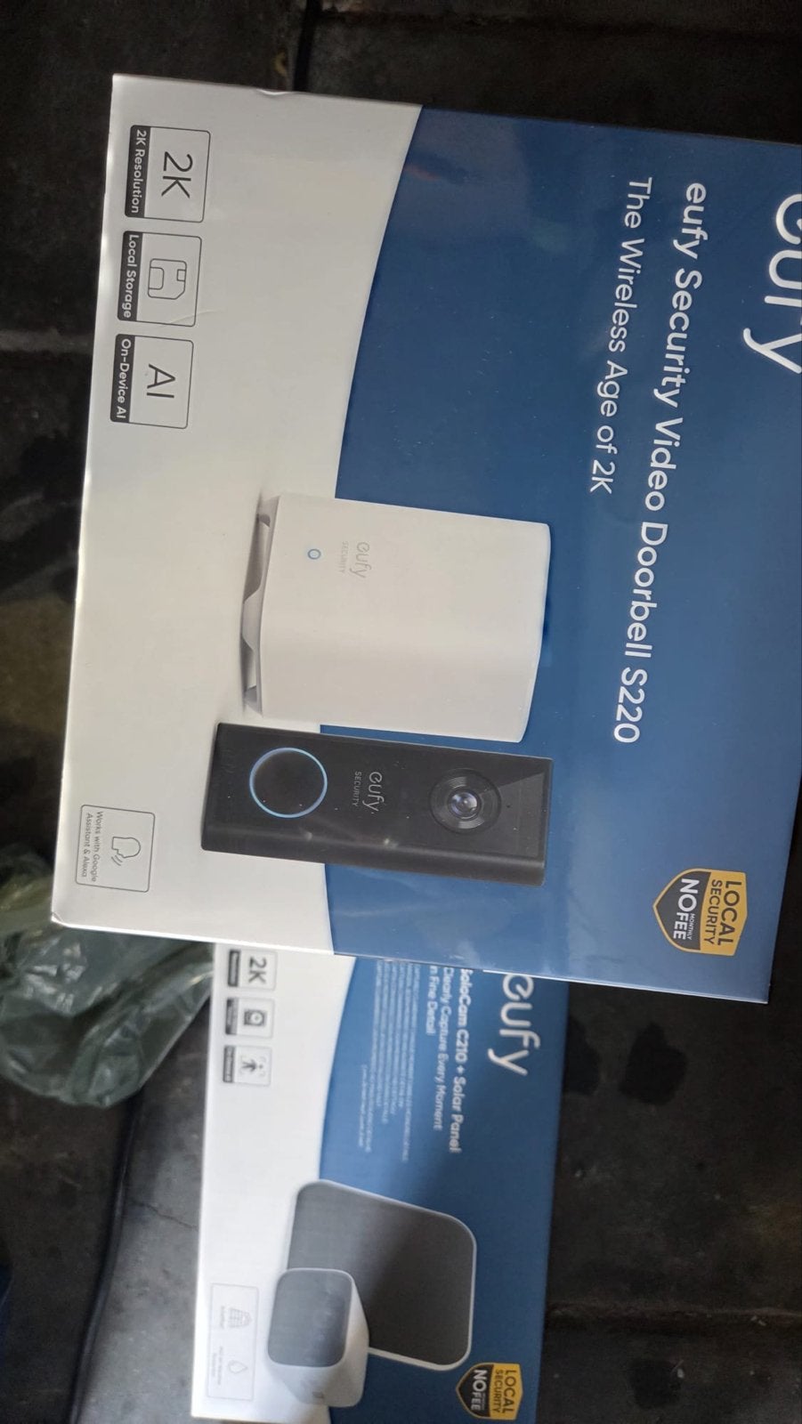Eufy videodeurbell S220/Eufy videodeurbel E340 en eufyE30 3x, Ophalen, Nieuw, Binnencamera