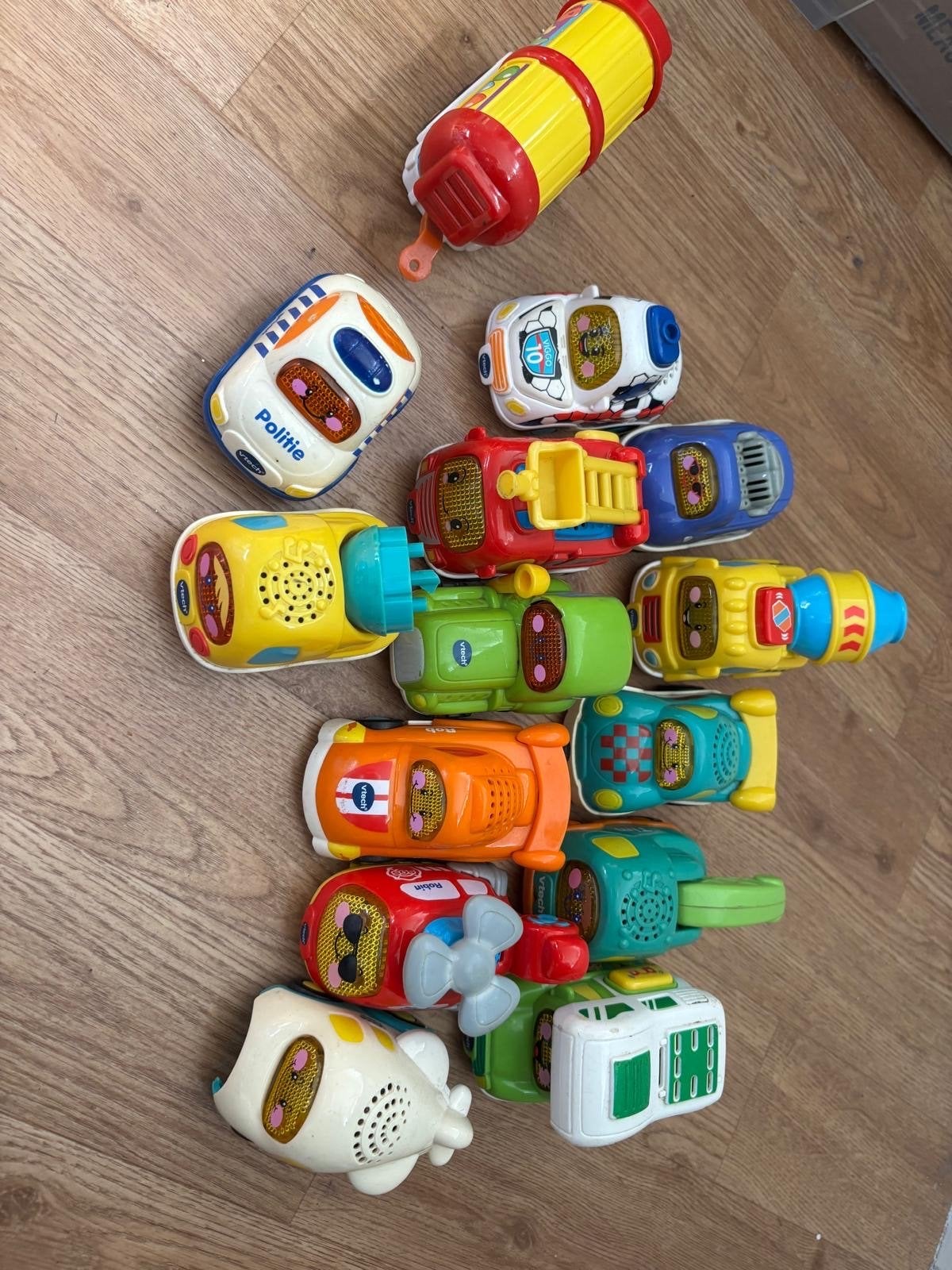Grote VTech Toet Toet Auto's collectie met banen en auto's, Ophalen of Verzenden, Gebruikt, Jongen of Meisje