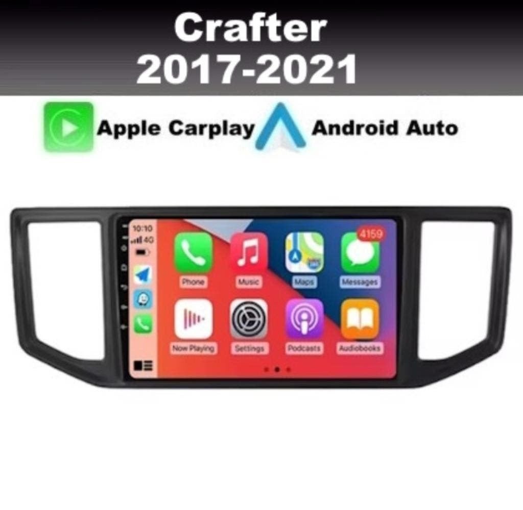 Navigatie VW Crafter 2017-2021 apple carplay android 14 dab+, Auto diversen, Autoradio's, Ophalen of Verzenden, Nieuw
