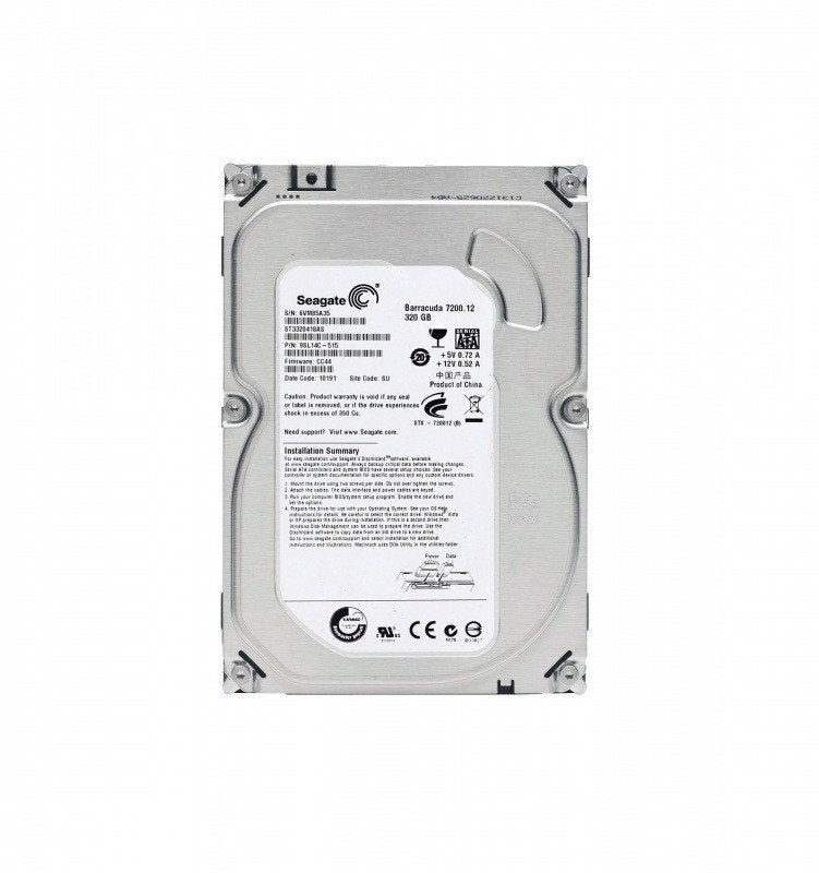 Seagate Barracuda 7200.12 ST3320418AS 320GB HDD 3.5" SATA, Computers en Software, Harde schijven, Intern, Gebruikt, 320GB, Ophalen of Verzenden