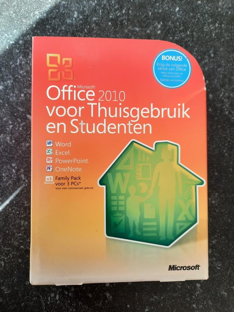 Twee Microsoft Office pakketten, Computers en Software, Office-software, Ophalen of Verzenden, Gebruikt, Windows