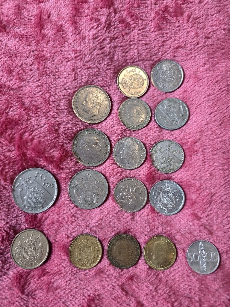 Spanje PTAS, Ophalen of Verzenden, Overige landen, Losse munt
