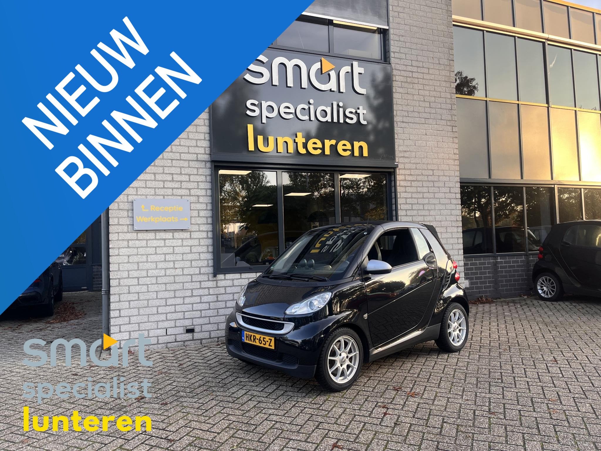 smart fortwo cabrio 1.0 mhd Passion, Auto's, Automaat, Euro 5, Gebruikt, Zwart