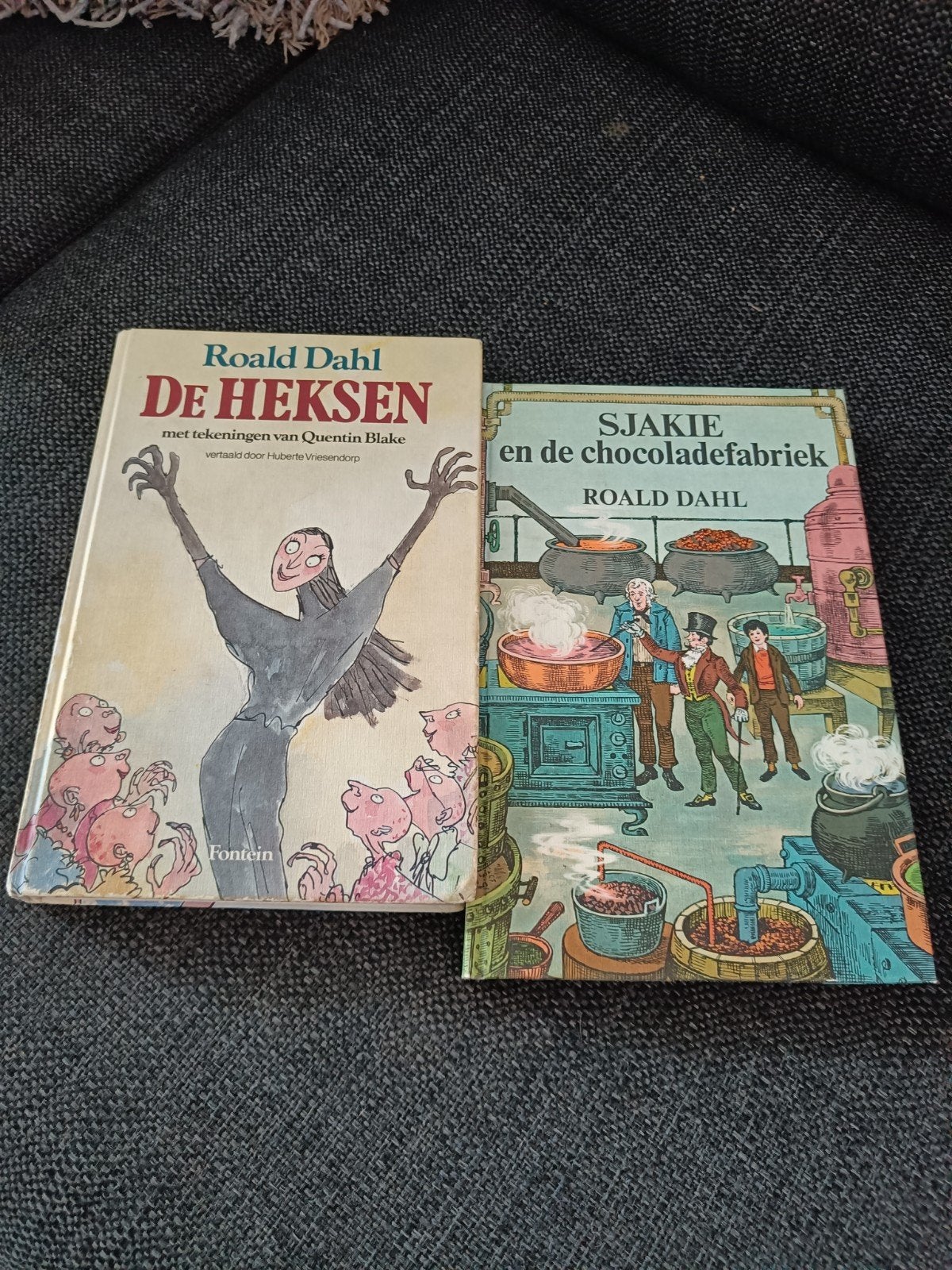 Roald Dahl Boeken: De Heksen & Sjakie en de Chocoladefabriek, Boeken, Kinderboeken | Jeugd | onder 10 jaar, Ophalen of Verzenden