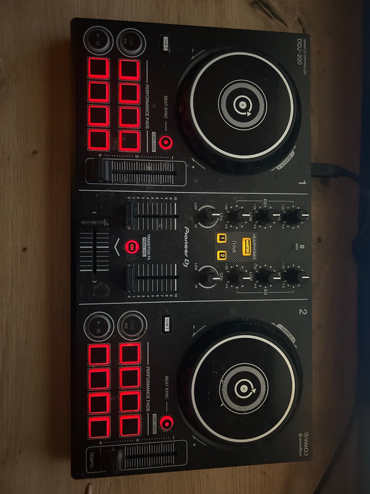 Pioneer DDJ-200 DJ-controller - Zo goed als nieuw, Muziek en Instrumenten, Ophalen of Verzenden, Zo goed als nieuw, Dj-set, Pioneer